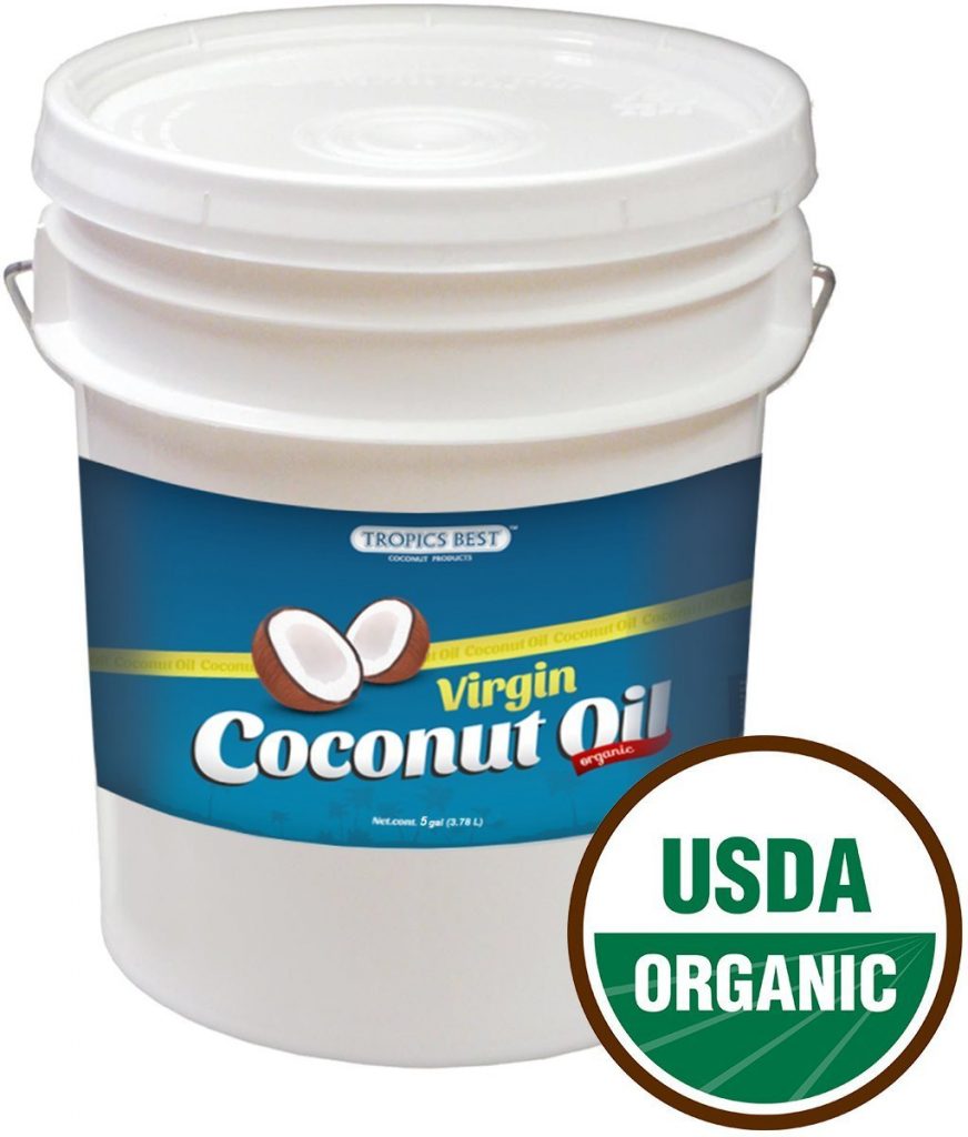 5 Gallon Coconut Oil 100 USDA Certified Organic Virgin