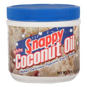 Popcorn Supplies - Snappy Clear/White Coconut Oil - 1lb Jar