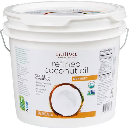 Nutiva Refined Coconut Oil - Gallon