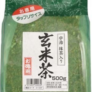 Kunitaro Tea - VALUE: Genmai-cha Traditonal Japanese Blended Tea with Matcha 500g Value Price & Extra Volume from Japan 【NO tracking number】