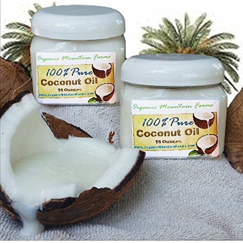 Organic Mountain Farms Coconut Oil (2 Jars - 32 ounces)