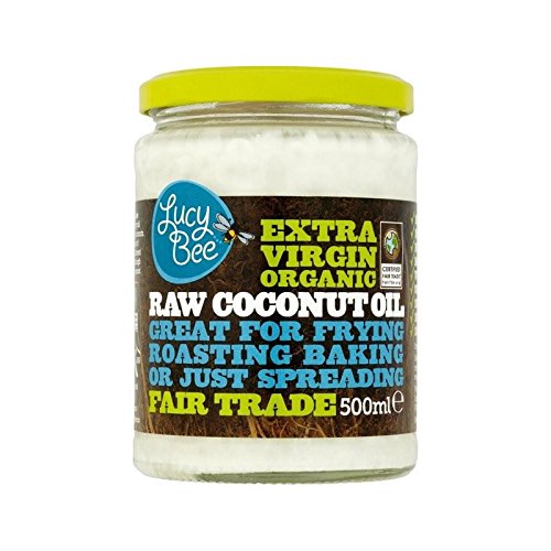 Lucy Bee Extra Virgin Raw Organic Coconut Oil 500ml - Pack of 4