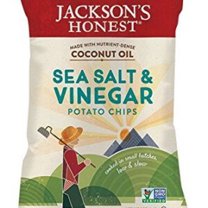 Jackson's Honest Salt and Vinegar Potato Chips Made With Coconut Oil