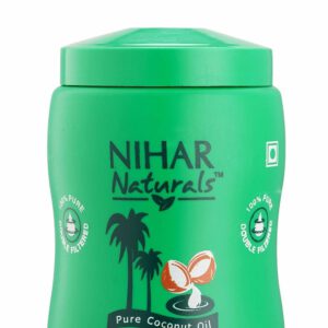 New Nihar Natural Pure Coconut Oil -175 ml (5.92Fl Oz)