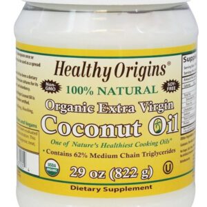 Healthy Origins - Organic Extra Virgin Coconut Oil 100% Natural - 29 oz