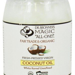 Organic White Kernel Virgin Coconut Oil 14 Ounces (Pack of 12)