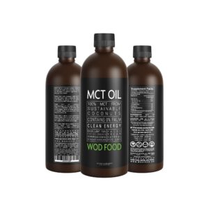 Premium MCT Oil - 100% Coconut Sourced with Lauric Acid - C6/C8/C12 blend Brain Fuel Great For Smoothies