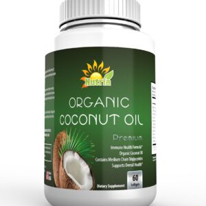 Nutria Organic Coconut Oil 1000mg Weight Loss Supplement