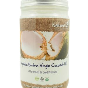 Organic Coconut Oil 32 Ounce Glass Jar