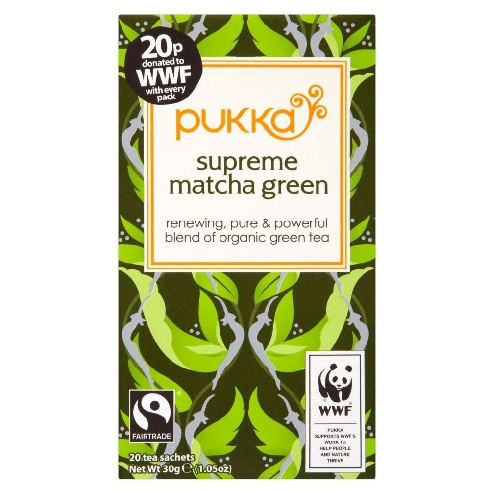 Pukka Supreme Green Matcha Organic Tea (20) - Pack of 2