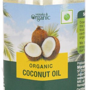 Organic Coconut Oil 250ml - USDA Certified (Morarka)