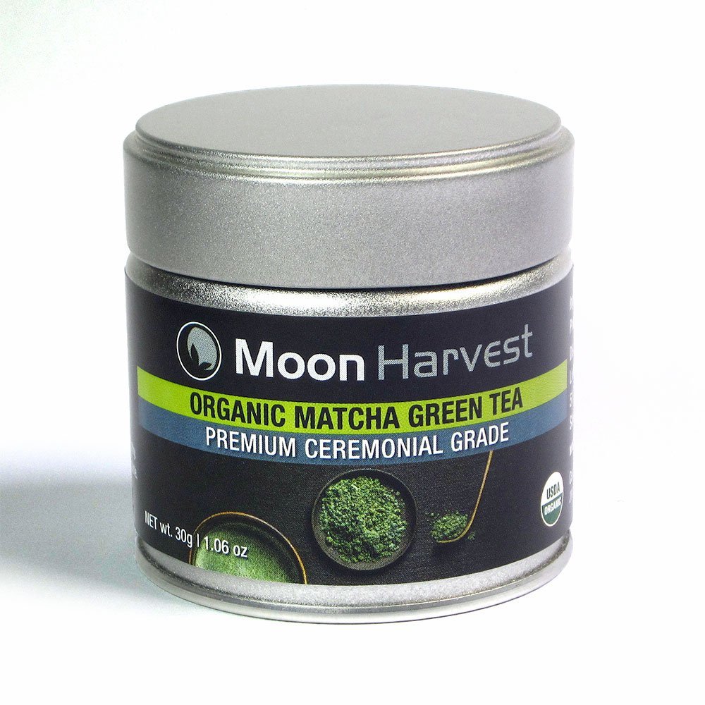 Moon Harvest Organic Matcha - Premium Ceremonial Grade - First Harvest Green Tea Powder – USDA Certified – Suitable as Weight Loss Tea - Highest Grade Matcha from Uji Region