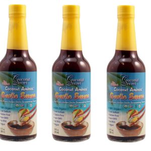 Coconut Secret Coconut Aminos Sauce Garlic 10 oz (3 Pack)