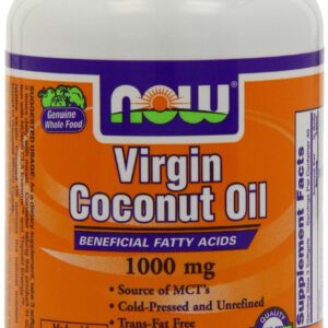 Now Foods Virgin Coconut Oil 120 ct (Pack of 2)