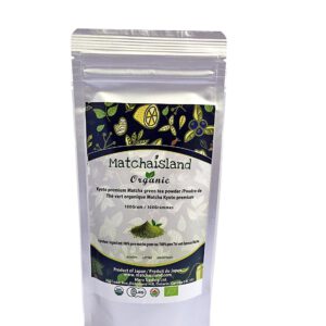 Matchaisland Premium Uji Kyoto Japan Matcha green tea powder 100GRAM Rich in Antioxidant