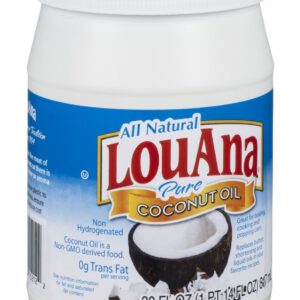 Lou Ana 100% Pure Coconut Oil 30oz Container