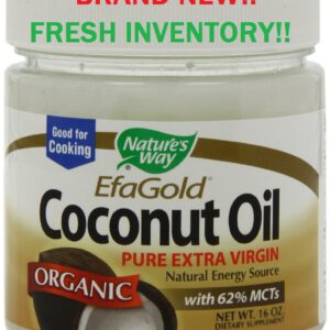 New Nature's Way Organic Coconut Oil 16 Oz Tub Coconut Oil-extra Virgin