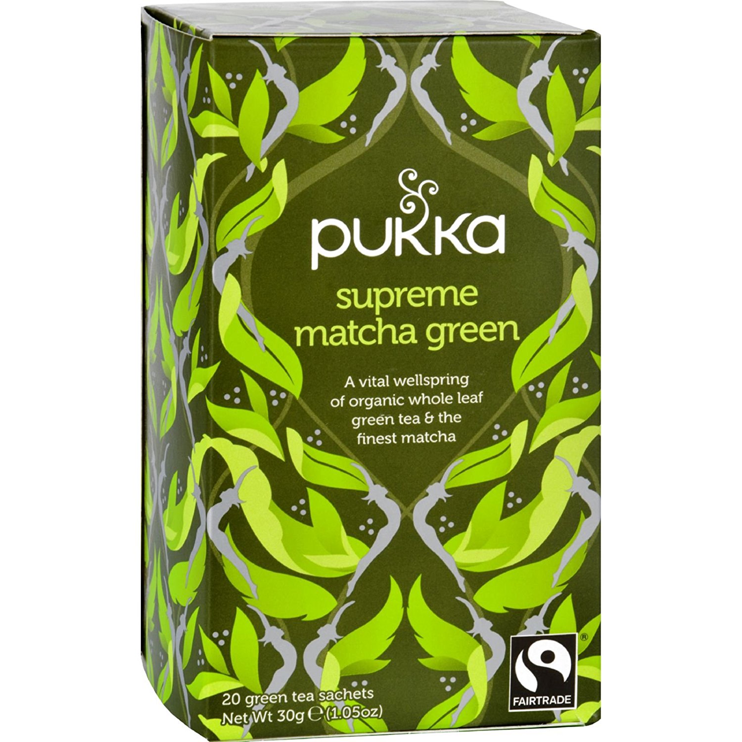 Pukka Herbal Teas Tea Organic Green Supreme Matcha 20 Bags Case Of 6