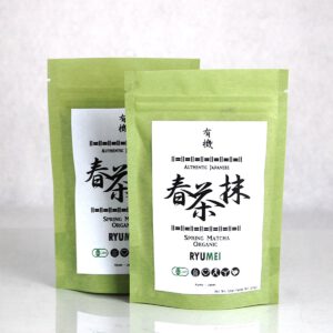 Ryu Mei Japanese Organic Matcha Green Tea Powder | Kyoto Spring | G4-40 | 2x 1.4oz Packs | Japan | Super Food | Hi in Antioxidant |