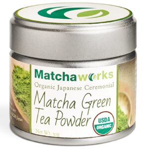 Matchaworks Matcha Green Tea Powder Japanese Ceremonial Grade Organic