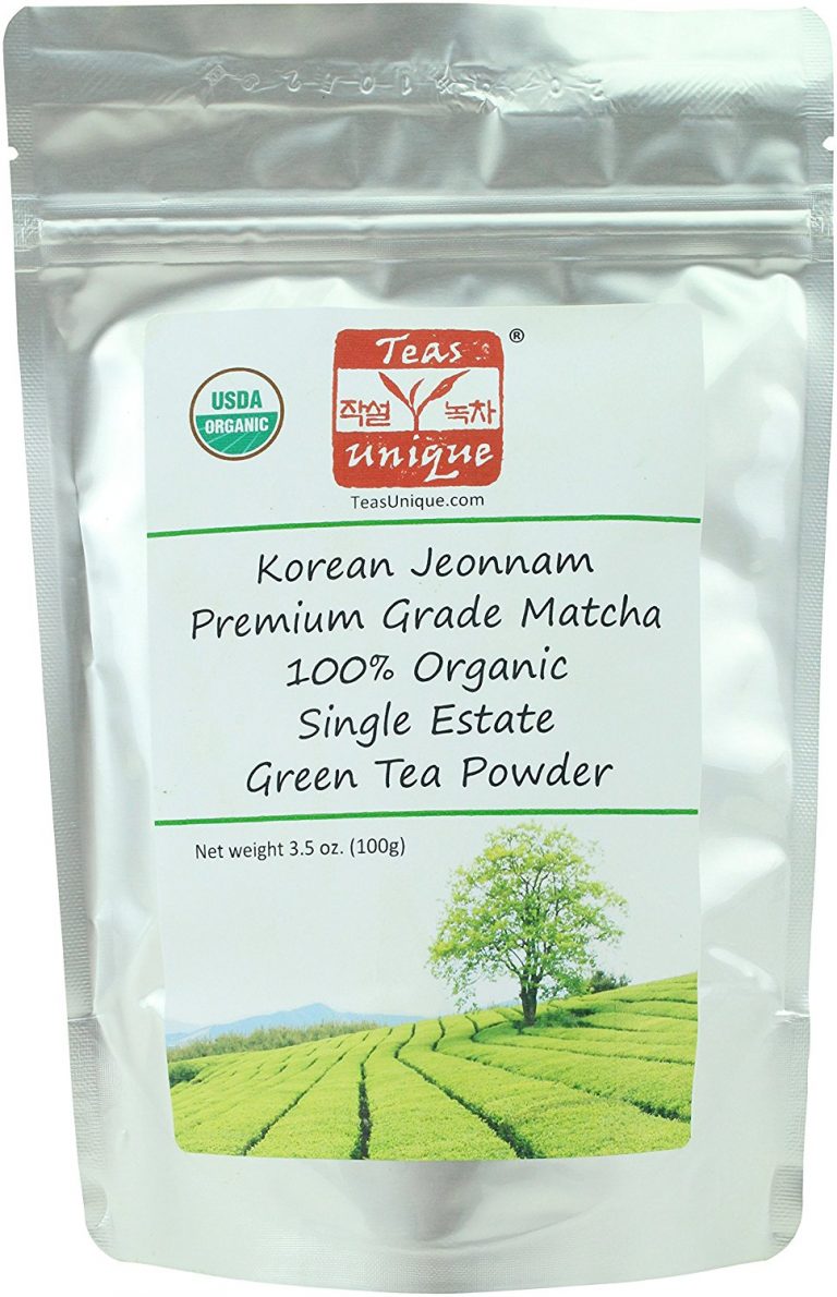 Teas Unique Korean Jeonnam Premium Grade 2016 100% Organic Matcha Green ...